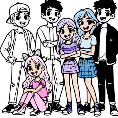 group of friends