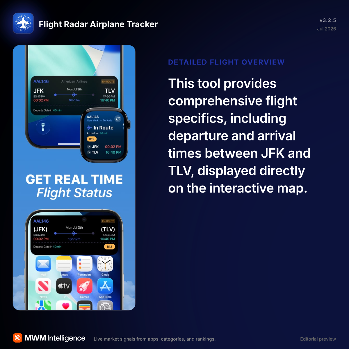 Flight Tracker Airplane Radar - Travel App | MWM