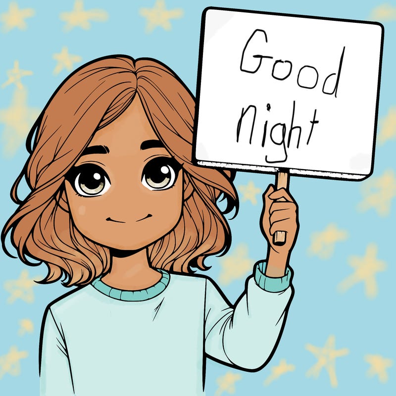 realistic girl holding up a sign