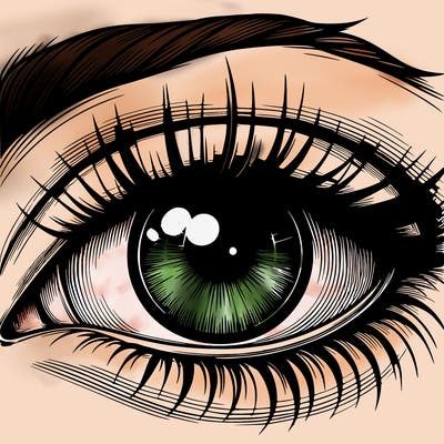realistic eye
