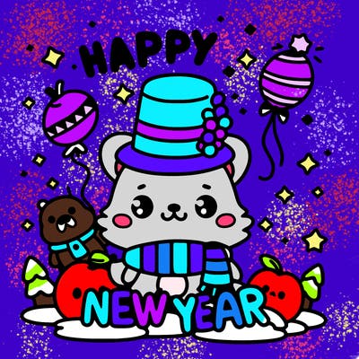 message : happy new year