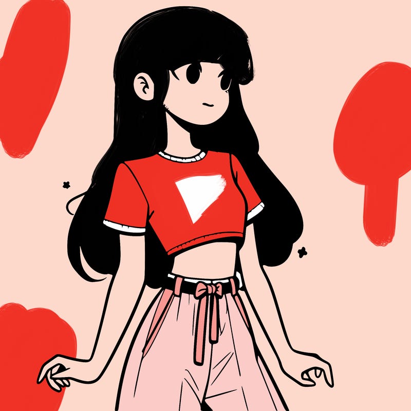 girl in a cute crop top