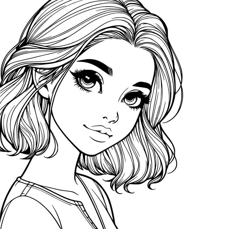 beautiful realistic girl