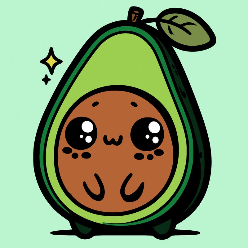 cute avocado