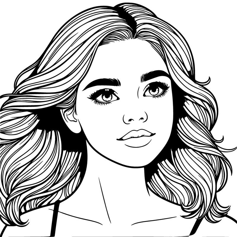 beautiful realistic girl