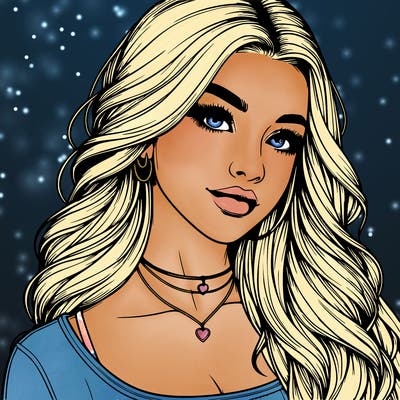 detailed realistic girl