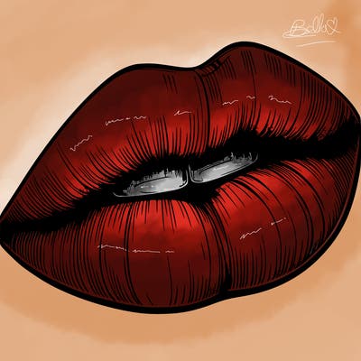 realistic lips