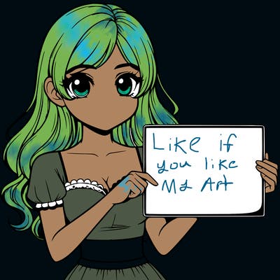 realistic pretty girl holding blank sign