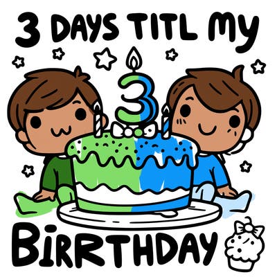 3 days till my birthday