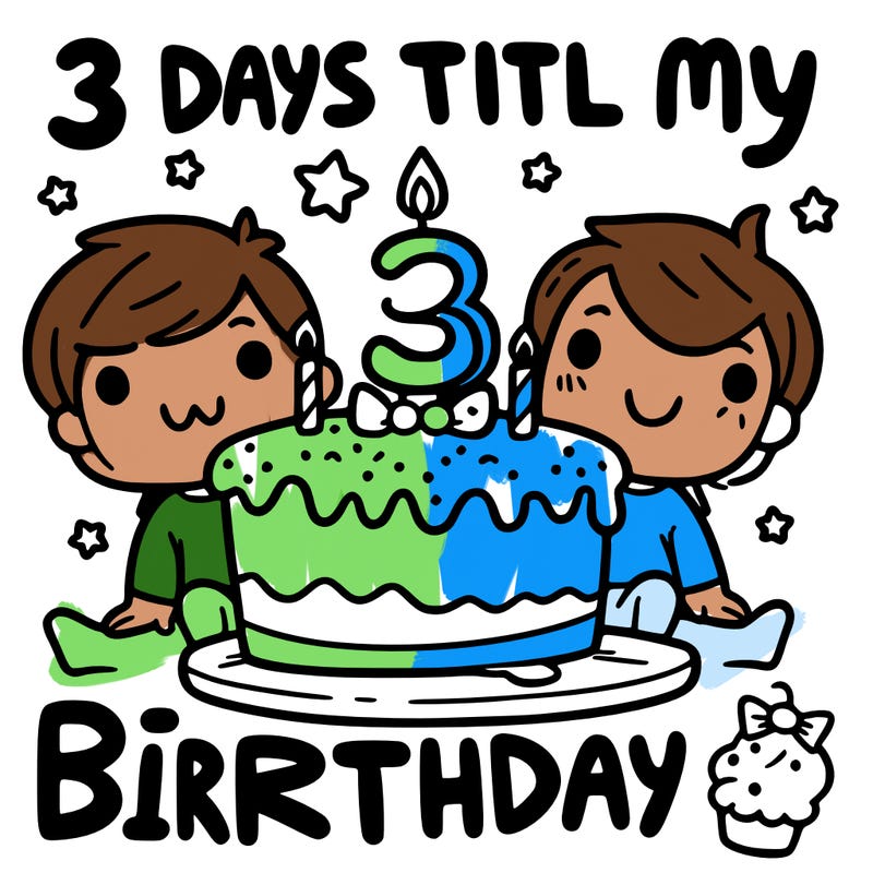 3 days till my birthday