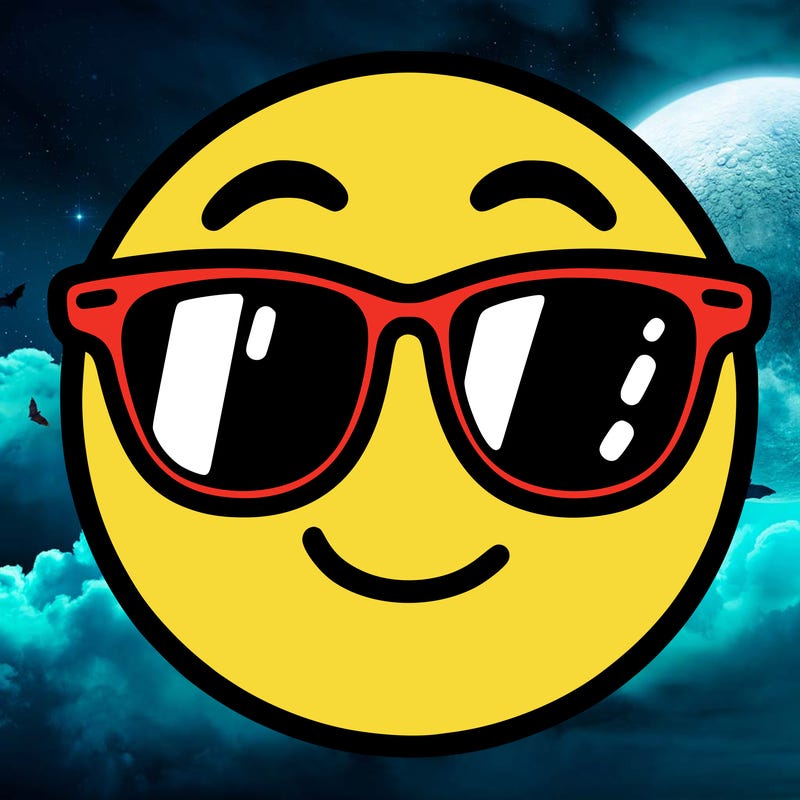 emoji with sunglasses