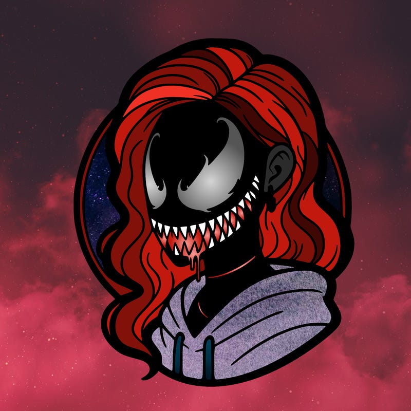 a venom girl aesthetic