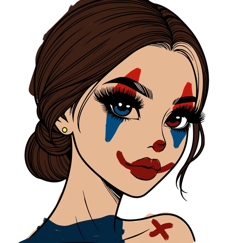 realistic girl with lashes