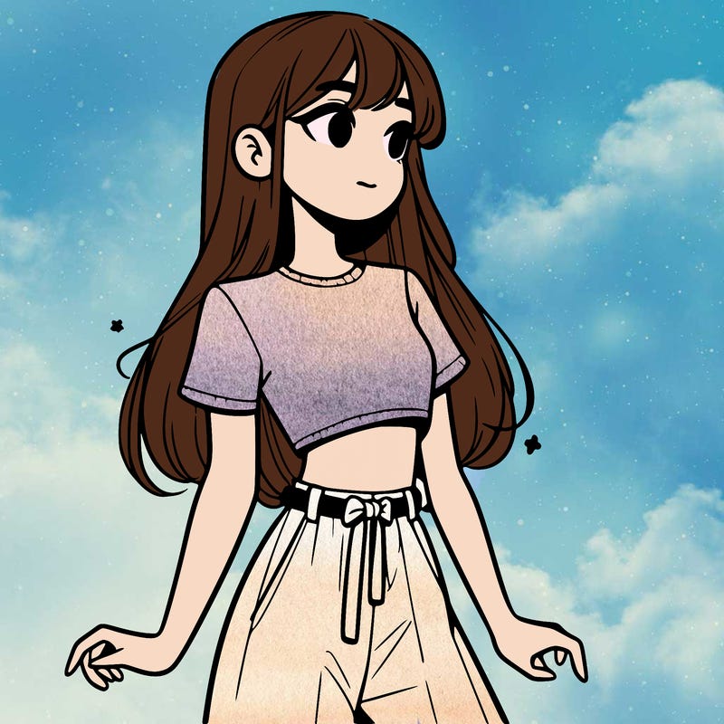 girl in a cute crop top