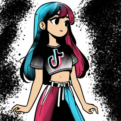 girl in a cute crop top