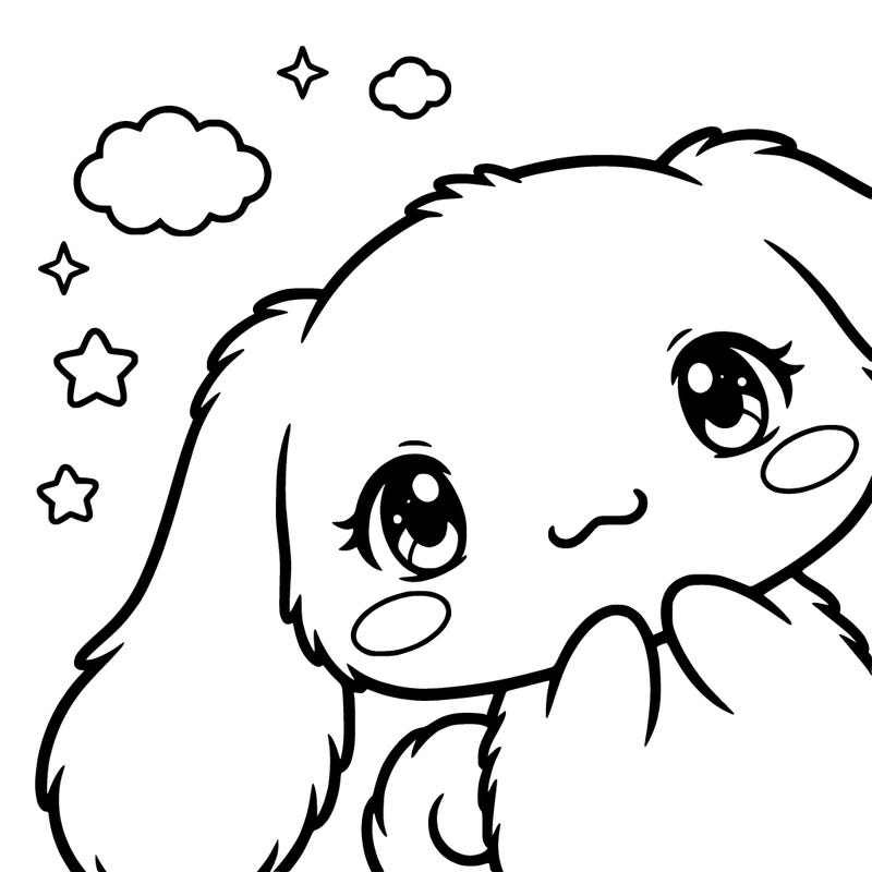 anime cinnamoroll cute fluffy