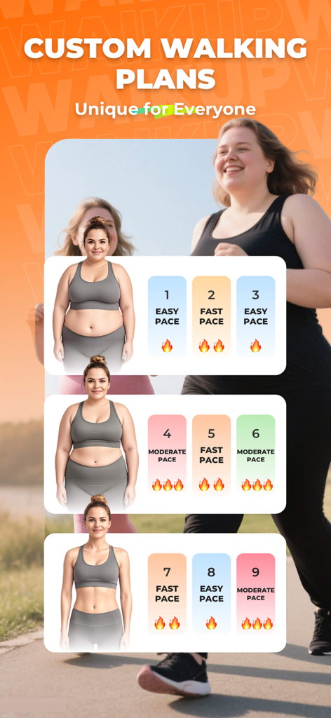 Planes de caminata personalizados y entrenamiento por intervalos para la pérdida de peso.