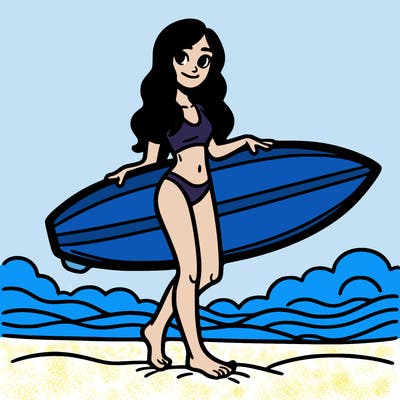 surfer girl
