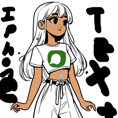 girl in a cute crop top