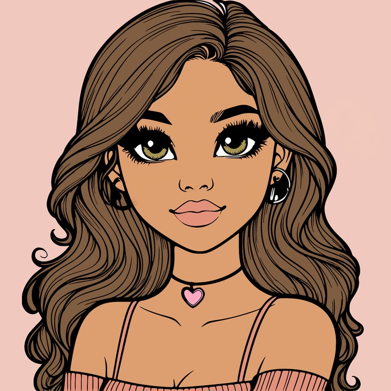 realistic pretty girl