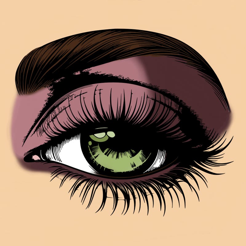 eye closed realistic