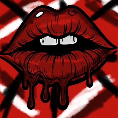 lips that look realistic and drip