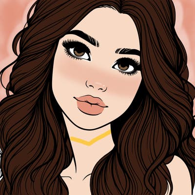 beautiful realistic girl