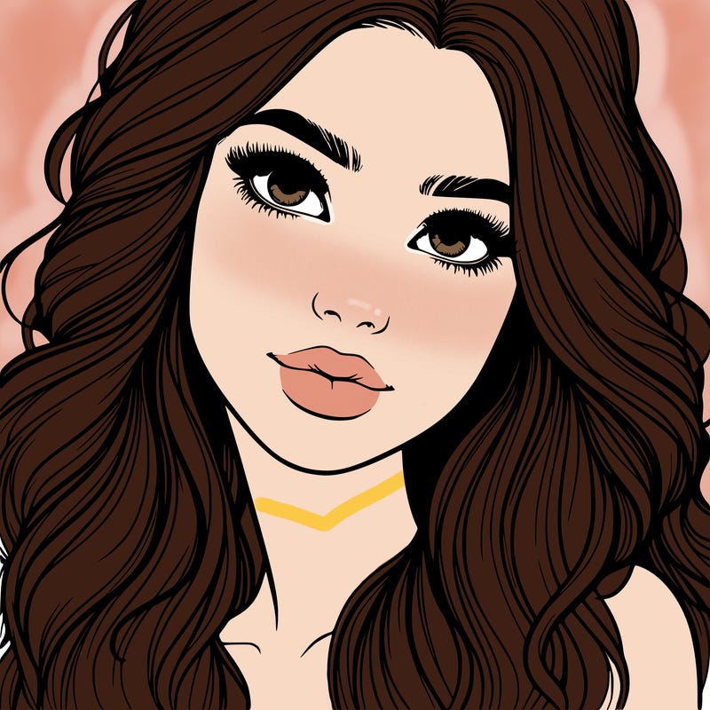 beautiful realistic girl