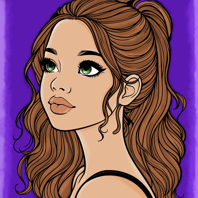 beautiful realistic girl