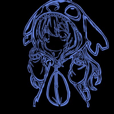 anime girl in a stitch onsie