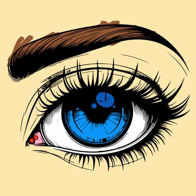 realistic eye