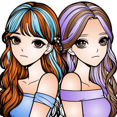 two realistic girls