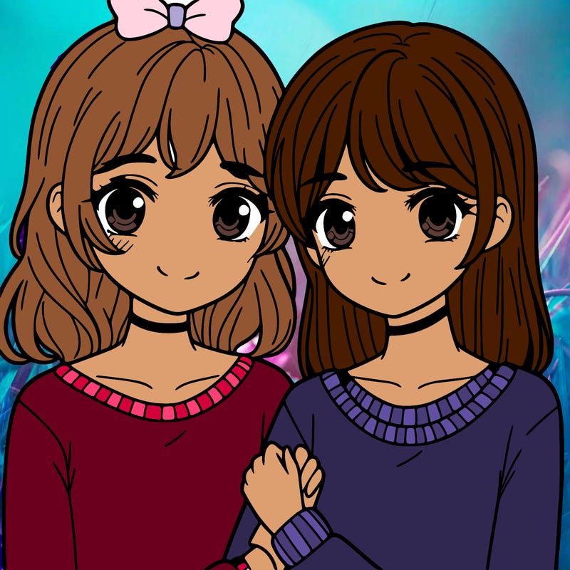 tow girl that are best friend