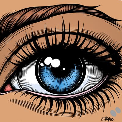 realistic eye