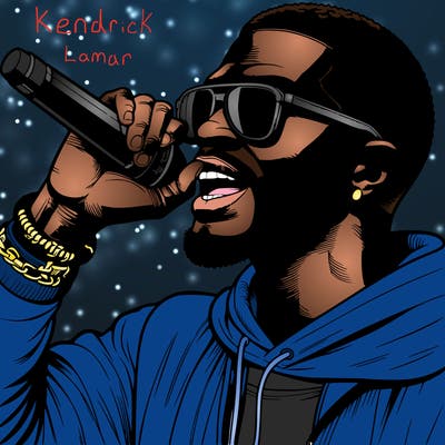 kendrick lamar singing there not like us at the super bowl detailed and realistic