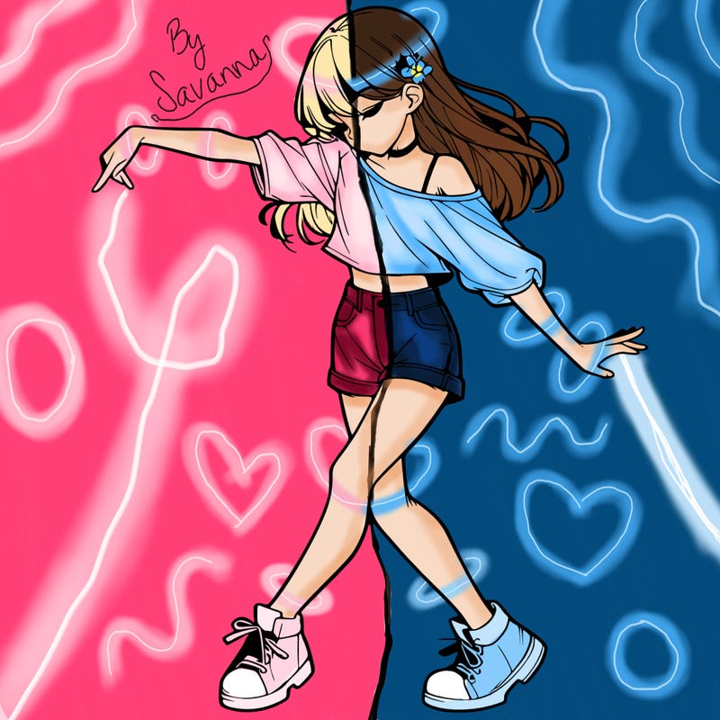 realistic girl danceing