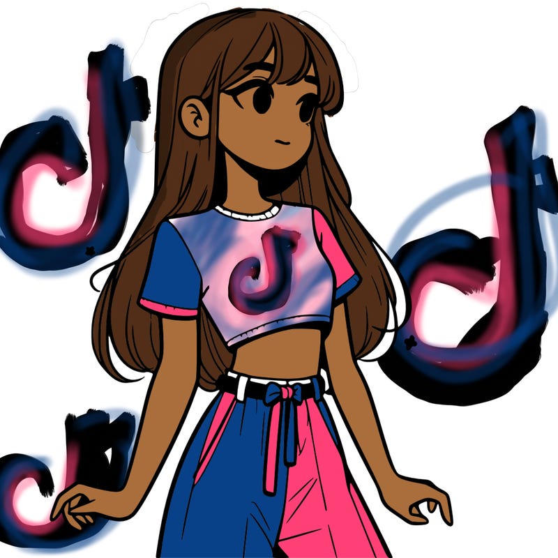 girl in a cute crop top