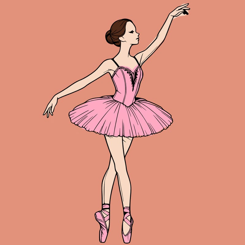 realistic ballerina