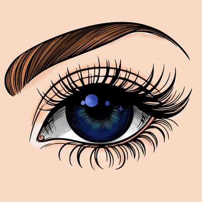 a beautiful eye