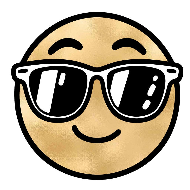 emoji with sunglasses