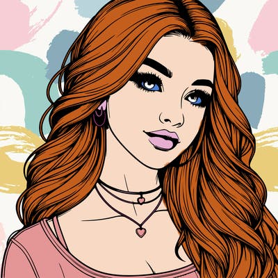 detailed realistic girl