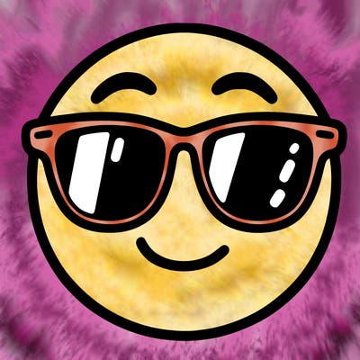 emoji with sunglasses