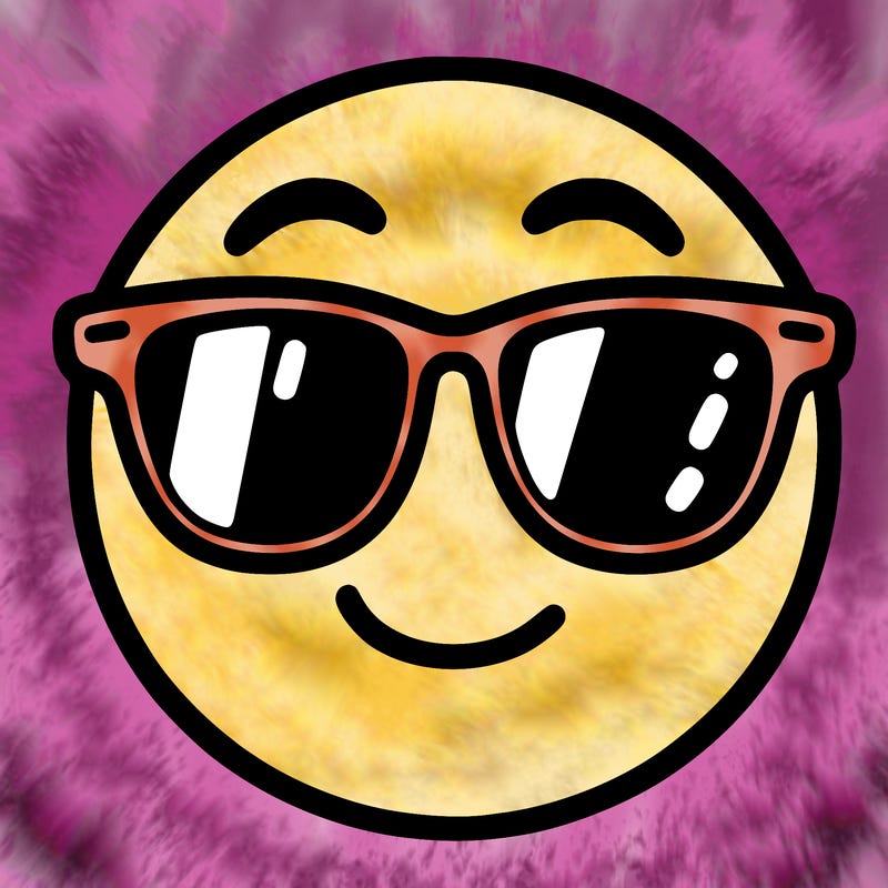 emoji with sunglasses