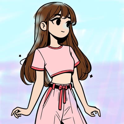 girl in a cute crop top