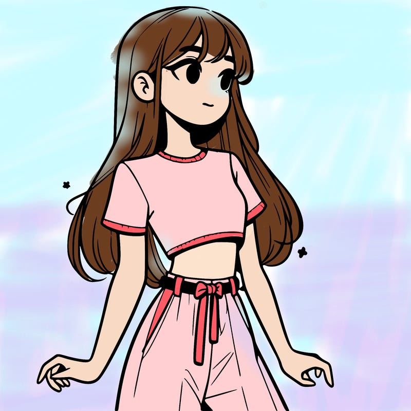 girl in a cute crop top