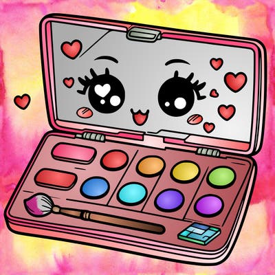 makeup pallet