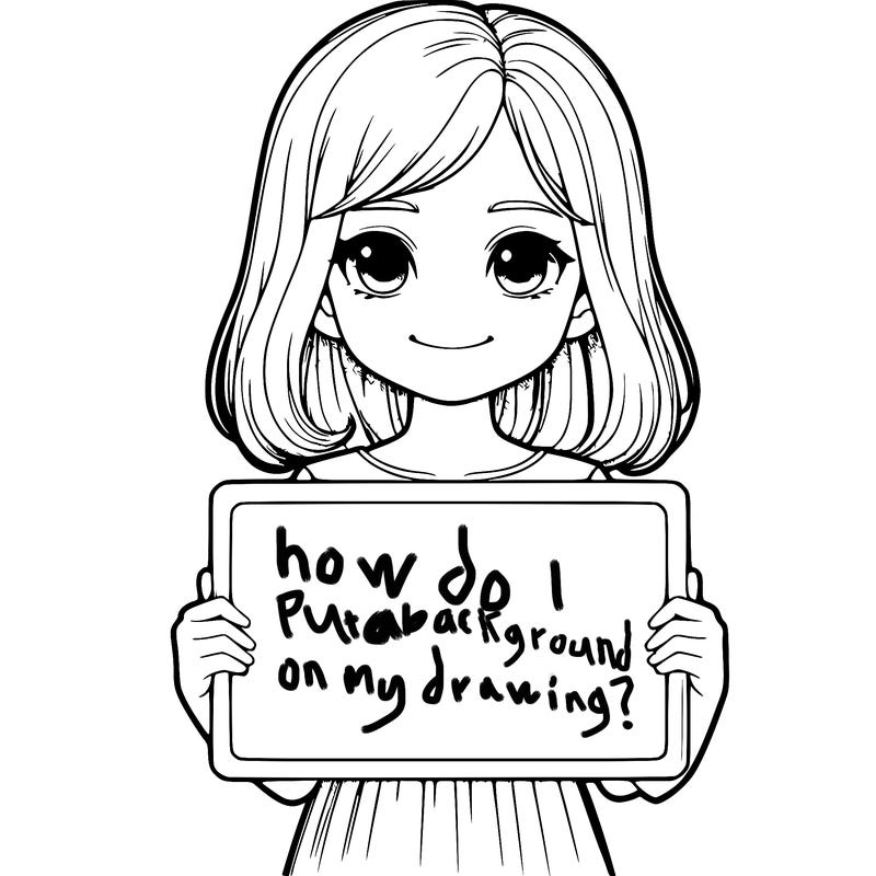 realistic girl holding sign