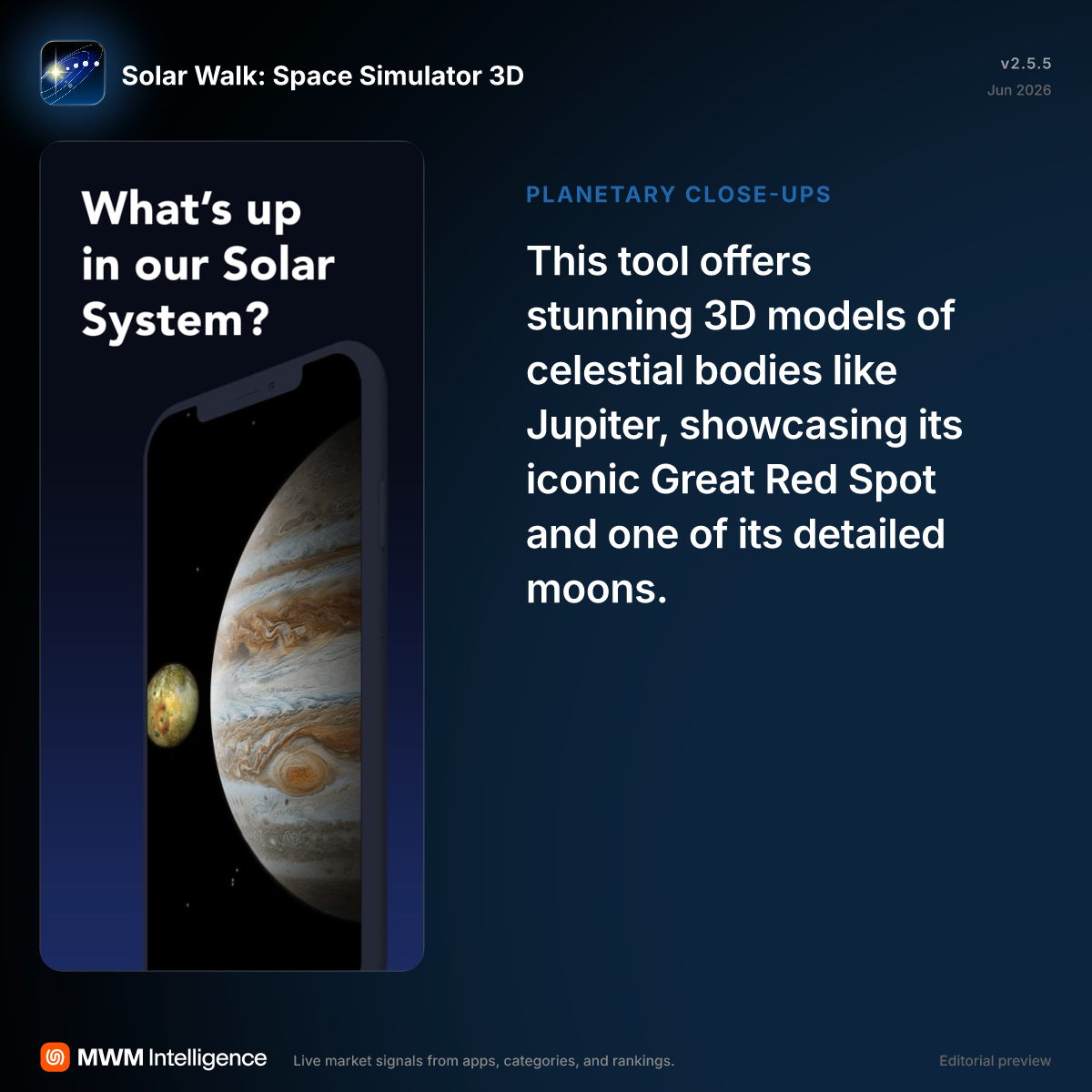 Solar Walk: Space Simulator 3D - Education App | MWM