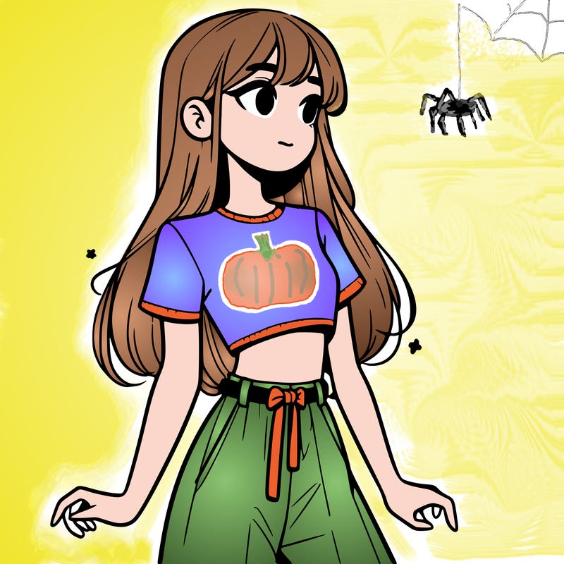 girl in a cute crop top