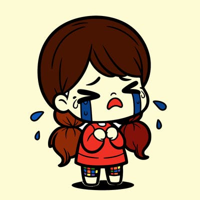 girl crying
